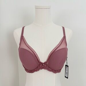 NWT Montelle Intimates Plunge Lace Bra 36B